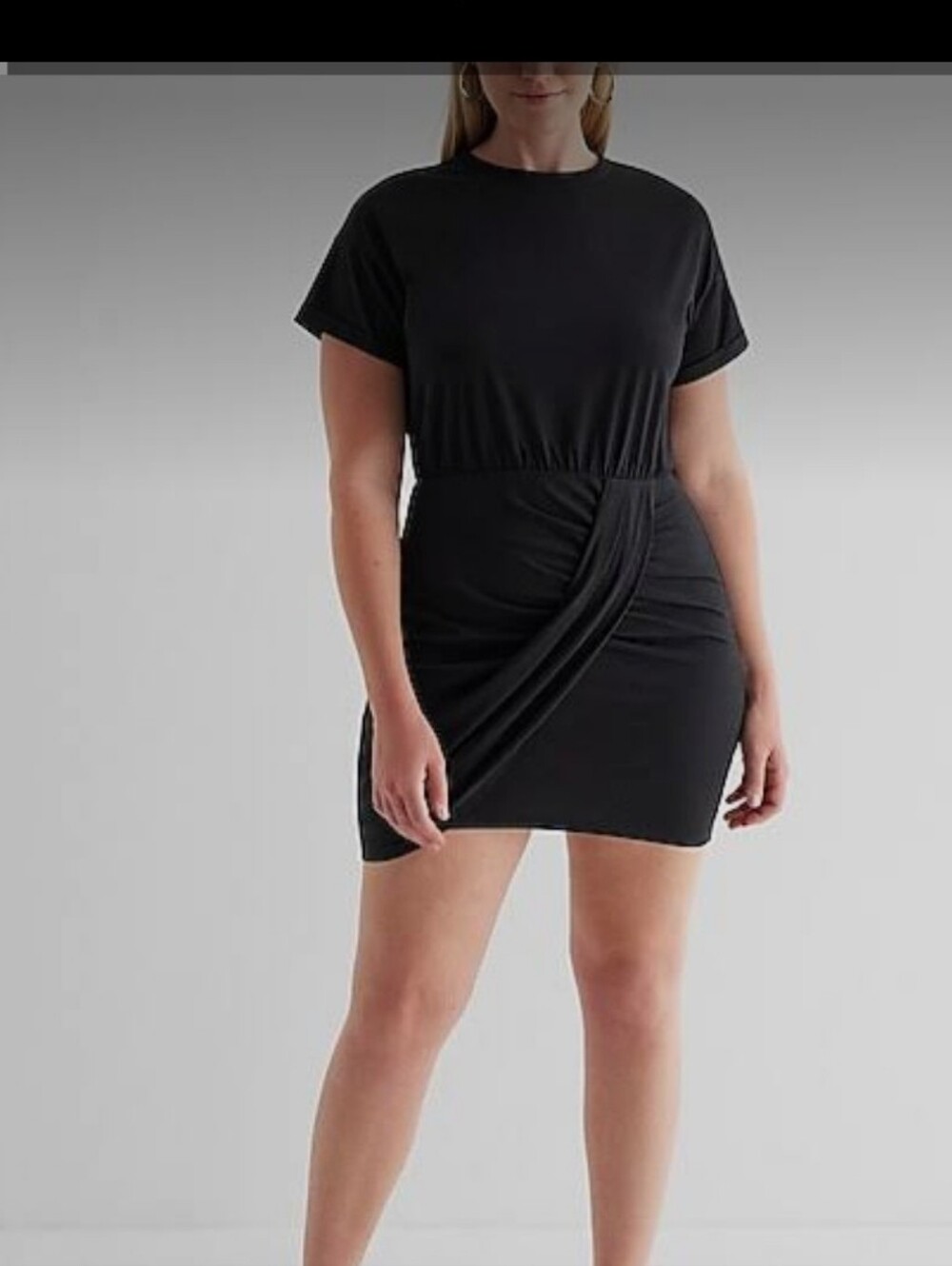 NWOT Express Wrap Mini T Shirt Dress- XS
